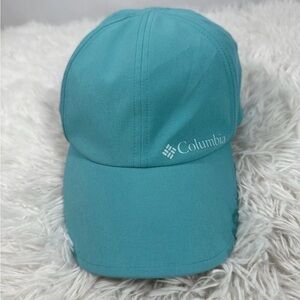 Columbia Turquoise Aqua Blue Womens O/S Adjustable Lightweight Omni-Shade Hat